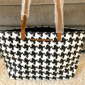 City scene bag classic houndstooth